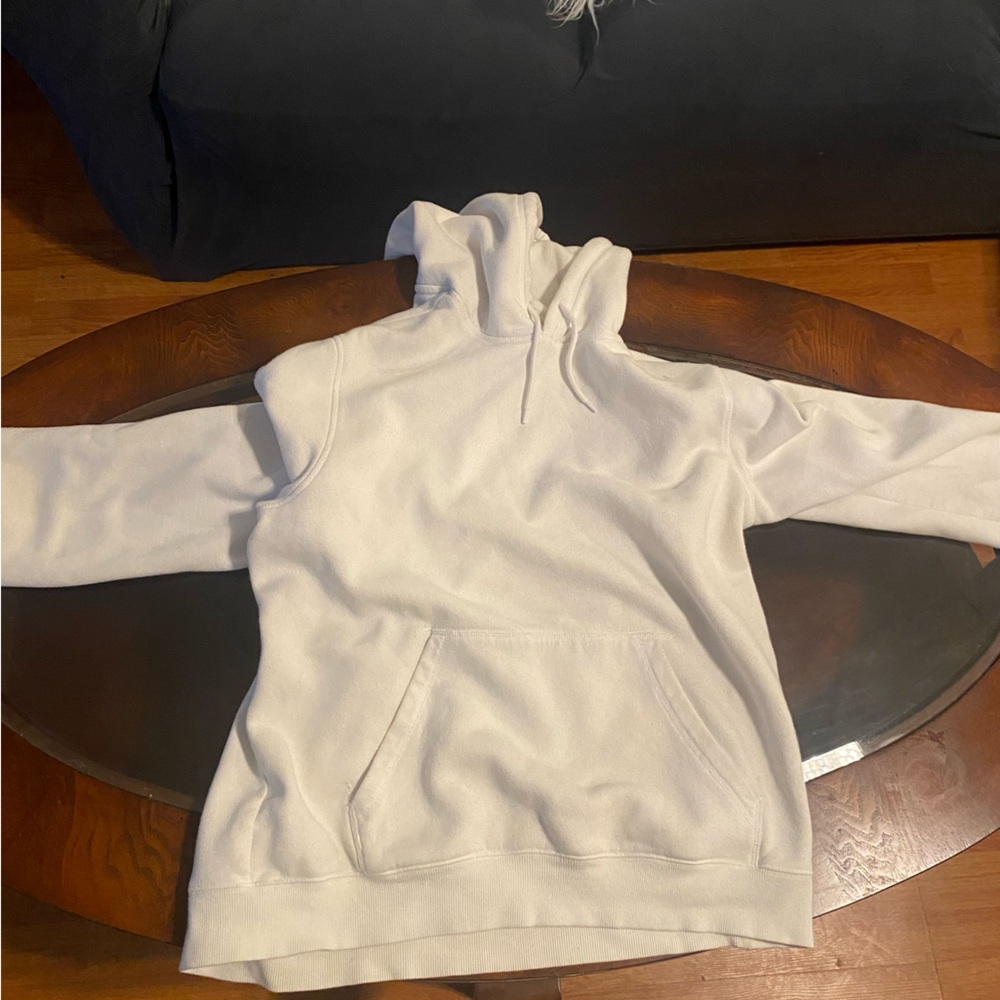Blank White hoodie